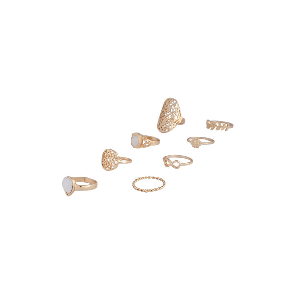 Gold Filigree Cut-Out Ring Pack