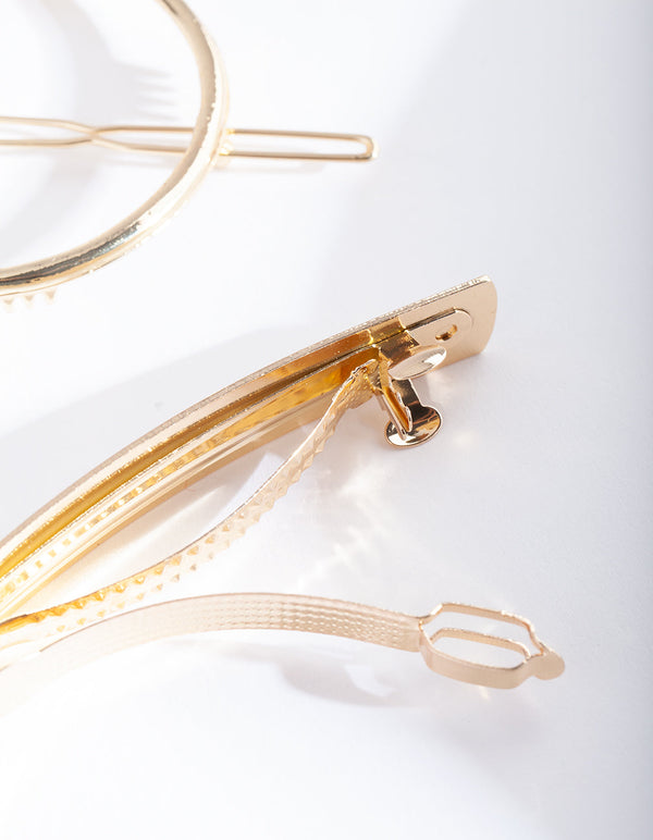 Gold Snake Clip 2 Pack