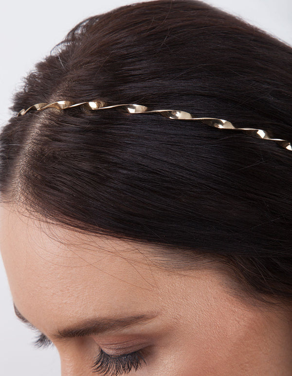 Metal Twist Headband 2 Pack