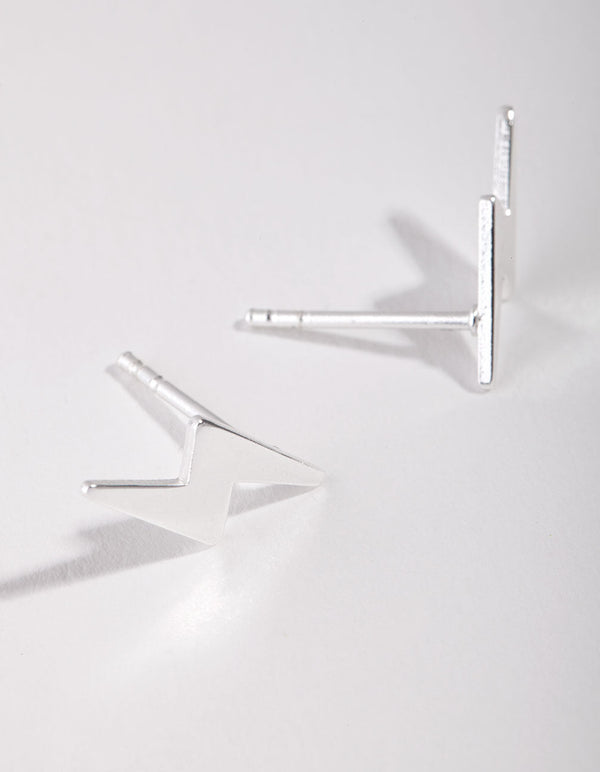 Sterling Silver Lightning Ball Stud