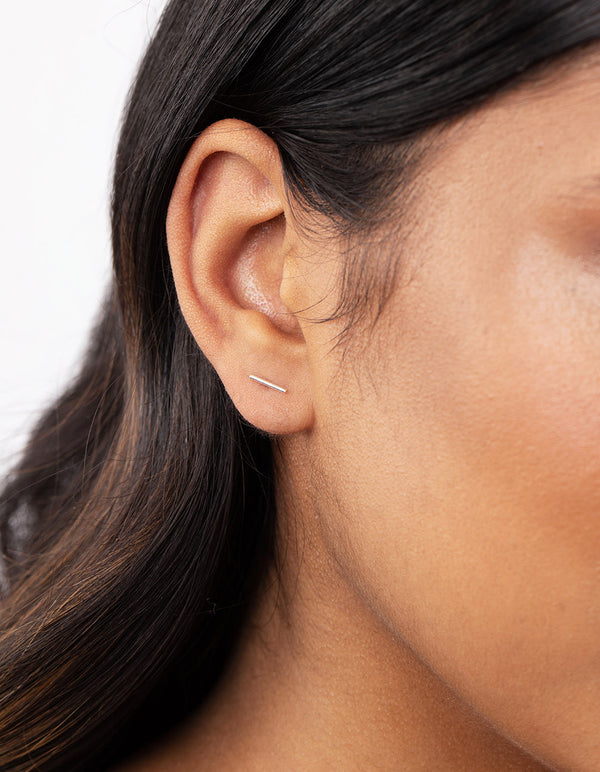 Sterling Silver Bar Stud Pack
