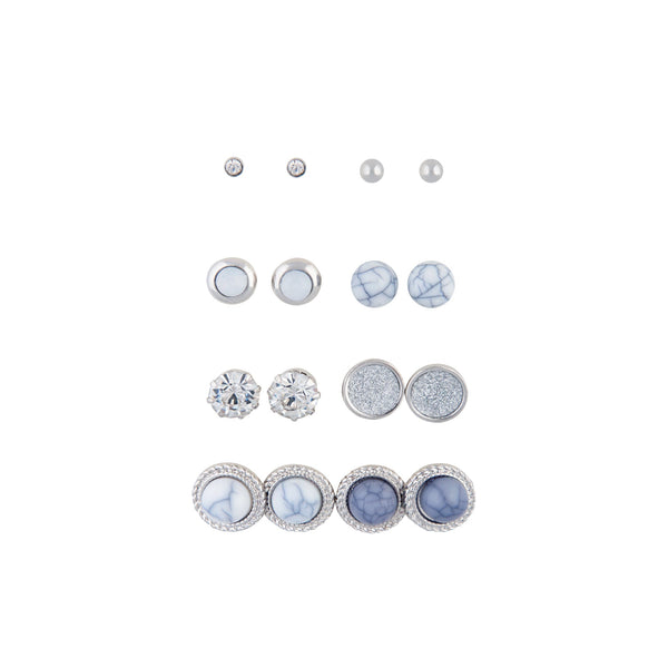 Cracked Stone Multi Earring 8 Pack