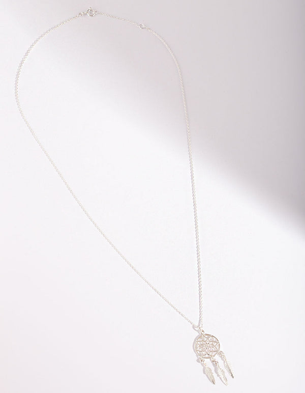 Sterling Silver Dreamcatcher Necklace