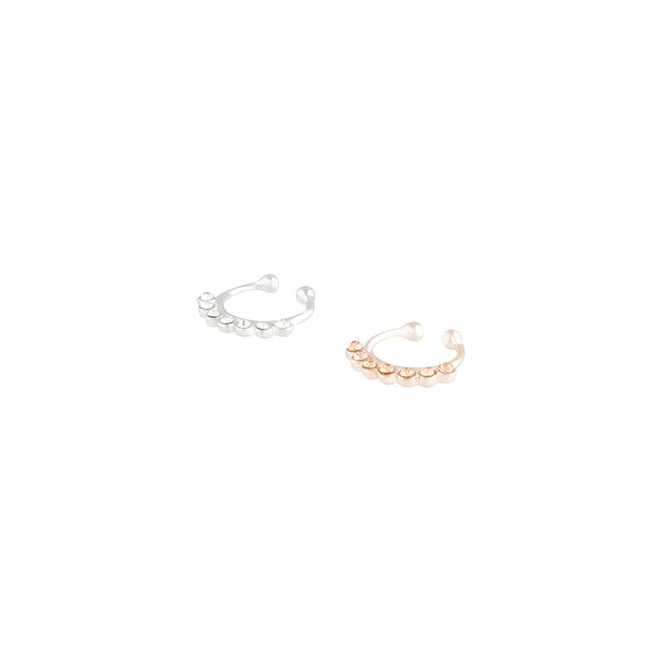 Mixed Metal Dainty Diamante 2-Pack Septum