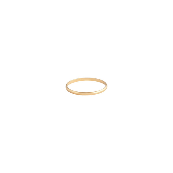 Gold Plated Sterling Silver Fine Band Ring