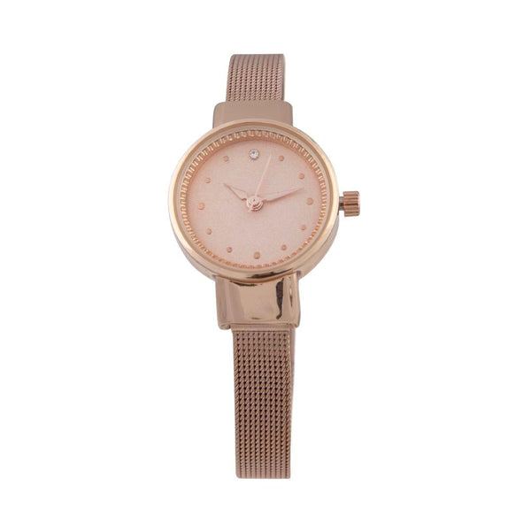 Rose Gold Petite Mesh Watch