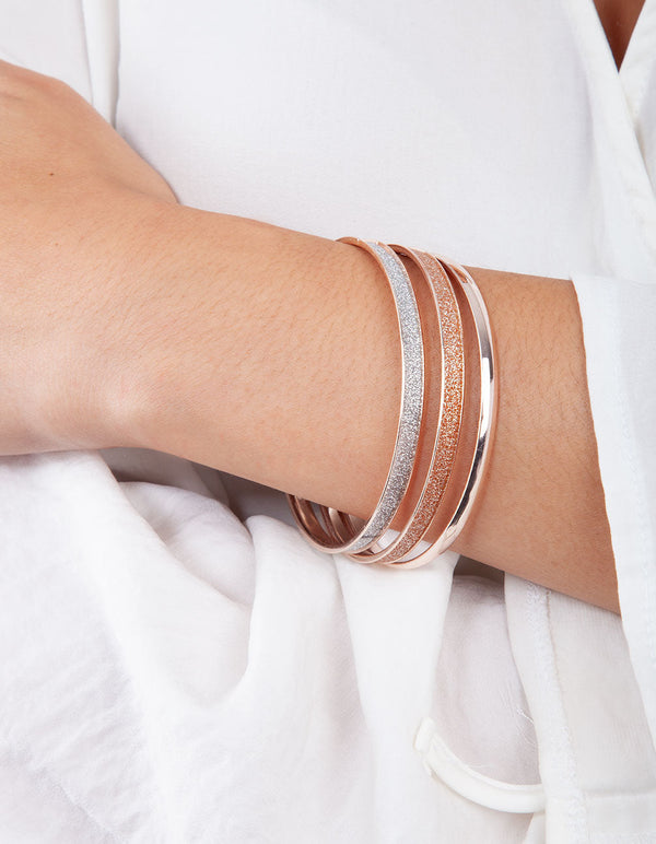 Dressy Mesh and Glitter Bangle Pack