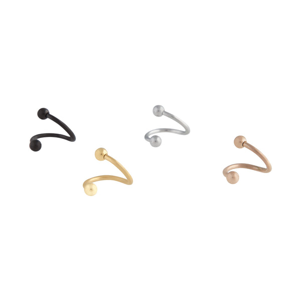 Mixed Metals Twist Earring 4 Pack