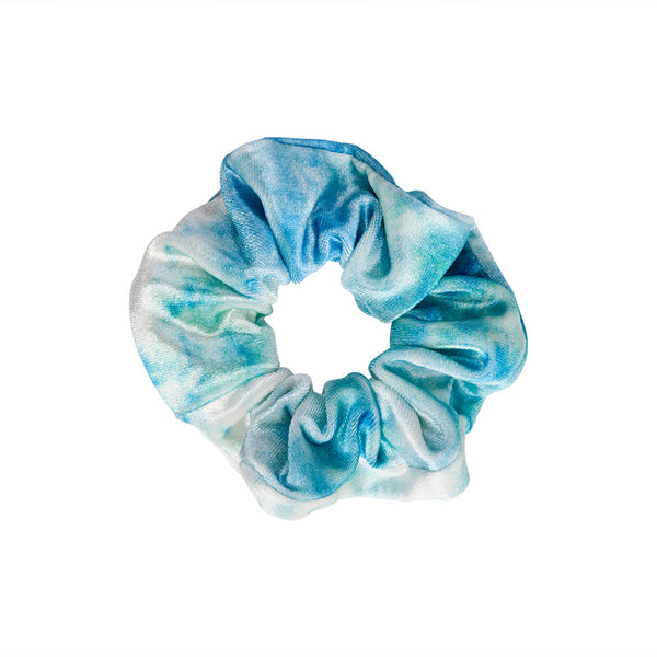 Gumka do włosów z aksamitu tie-dye