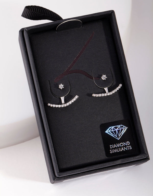Kolczyki z linii Diamond Simulant