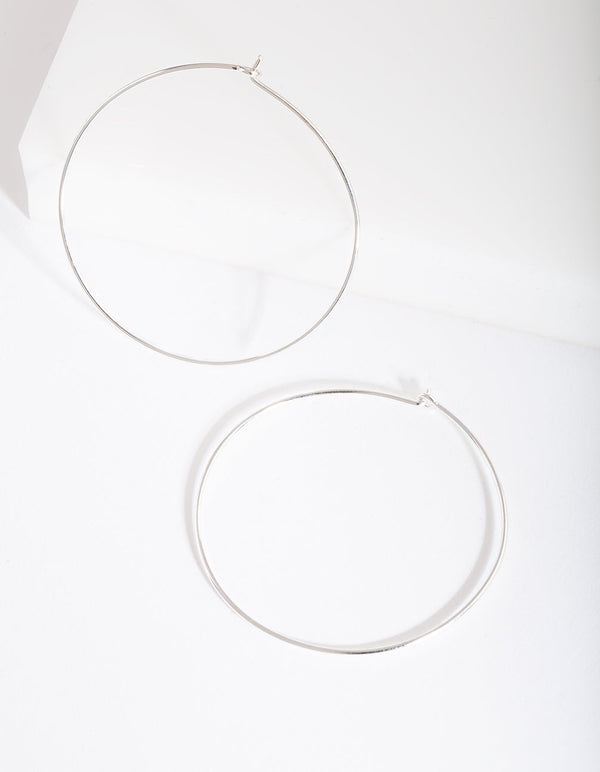 Sterling Silver 45Mm Hoop