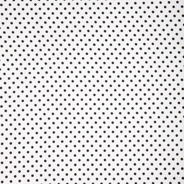 White Black Dot Square Bandana Hair Scarf
