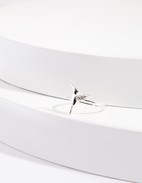Sterling Silver Hummingbird Ring