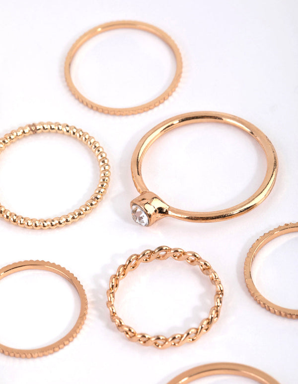 Gold Mixed Shape Fine 12-Pack