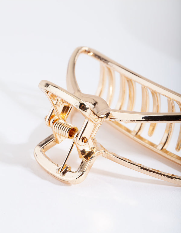 Gold Minimal Claw Clip