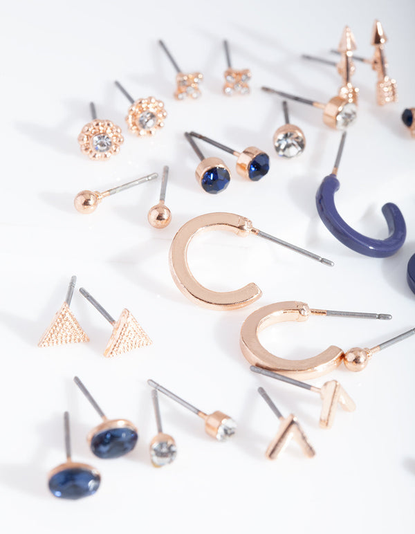 Rose Gold Arrow Stud Earring 20 Pack