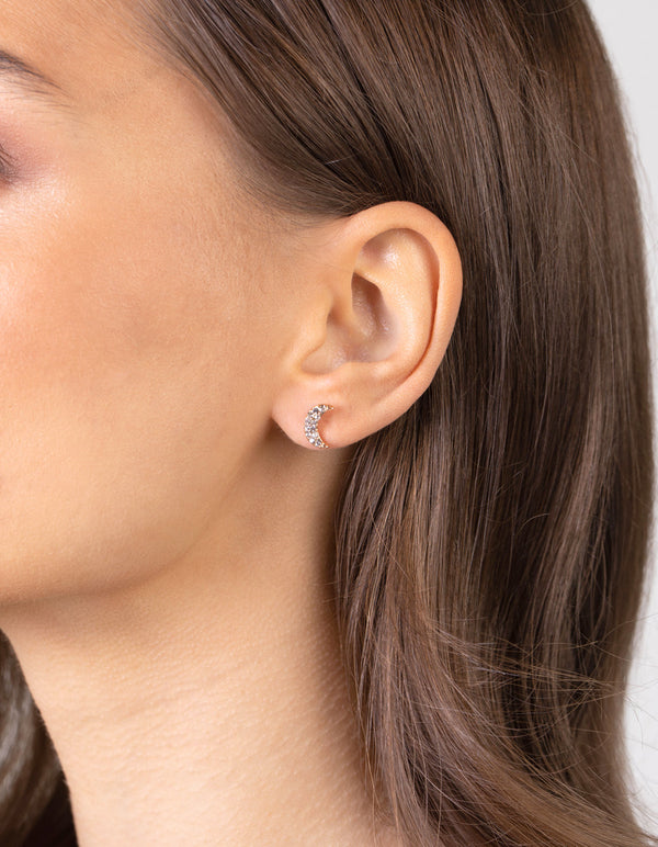 Sun & Moon Gold Earring 9 Pack