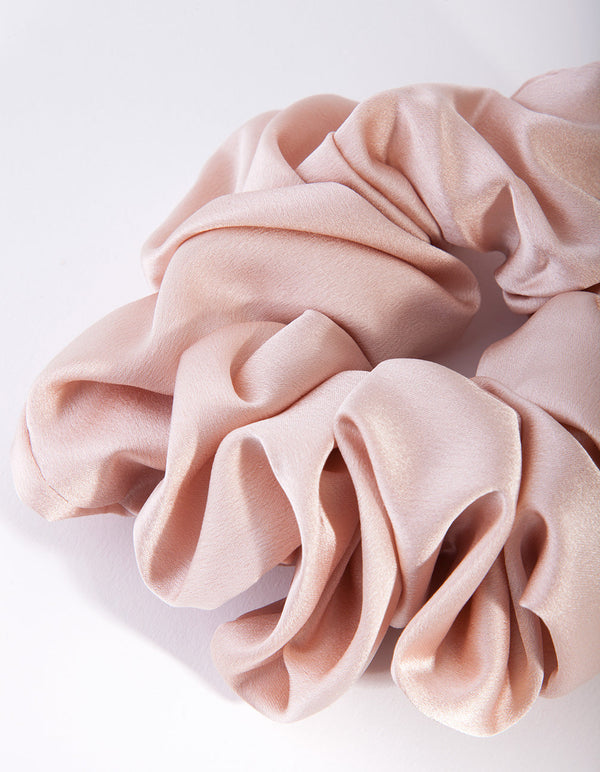 Cream Large Scrunchie