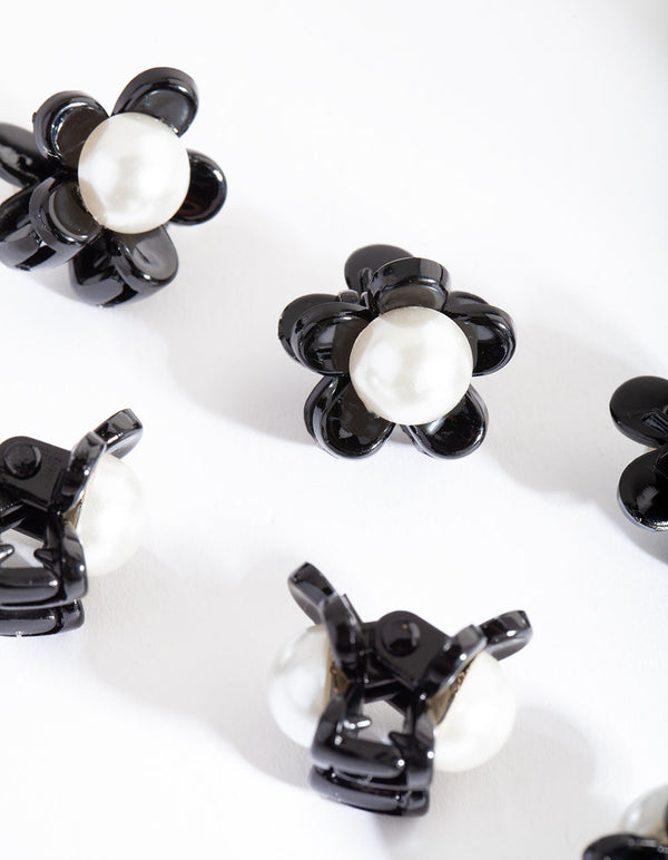 Black Pearl Mini Claw Clip 6-Pack