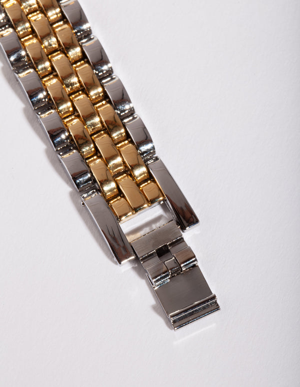 Mixed Metal Classic Watch