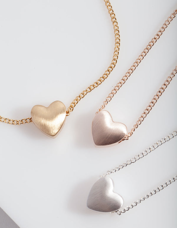 Mixed Metal Mini Hearts Bracelet