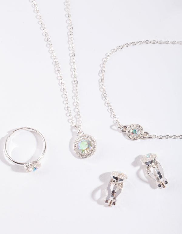 Kids Crystal Jewellery Set