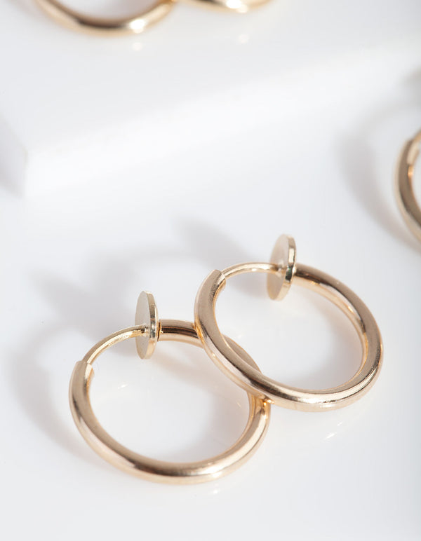 Gold Faux Body Rings 7 Pack