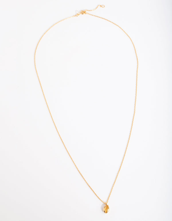 Gold Plated Sterling Silver Shell Necklace