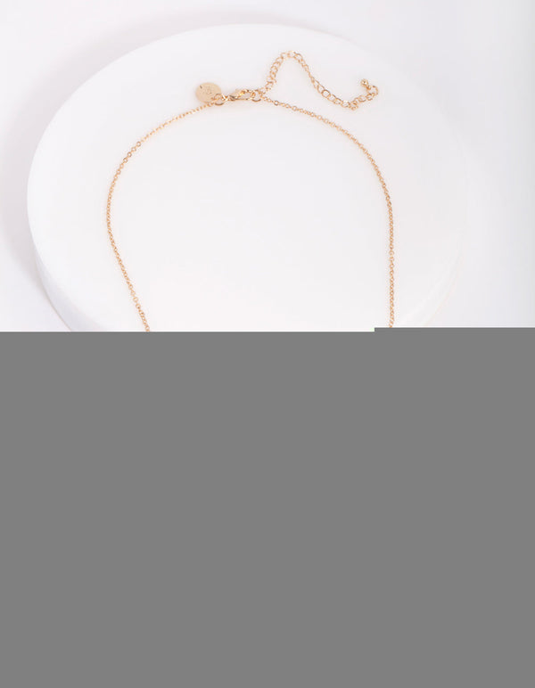 Gold Double Tree Necklace