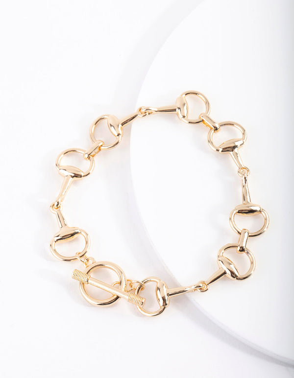 Gold Link T&O Bracelet