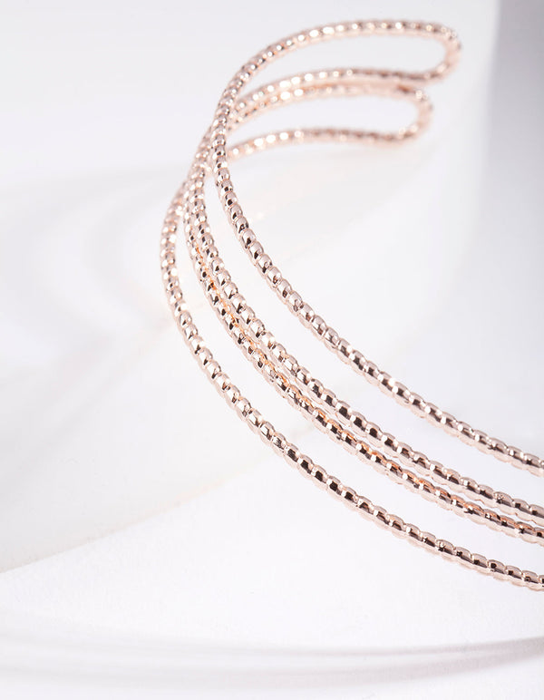 Rose Gold Double Bracelet