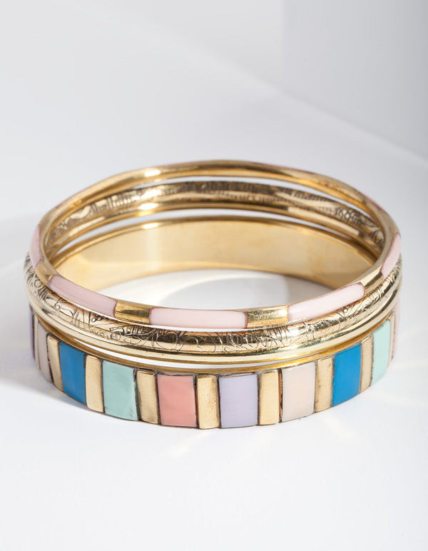 Multi Mixed Bangle Pack