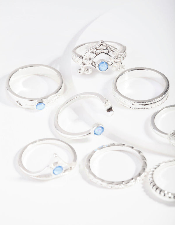 Silver Opal Gem Ring Pack