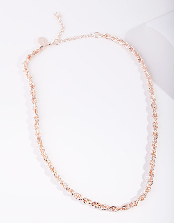 Real Rose Gold Plated 40cm Necklace
