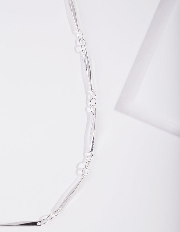 Real Silver Plated Long Necklace