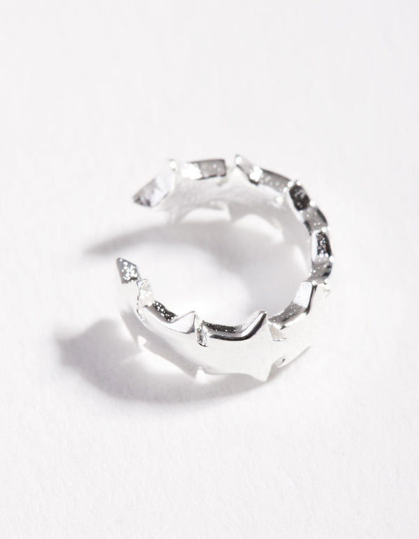 Sterling zilveren ster oormanchet