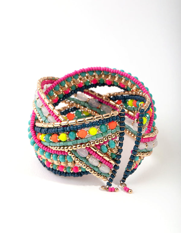 Mankiet Bead Bright Twist