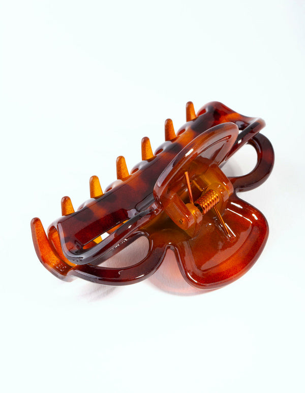 Leopard Bow Claw Hair Clip
