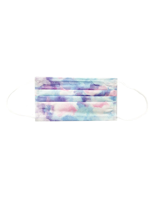 10 Pack Single Use Disposable Tie Dye Face Mask