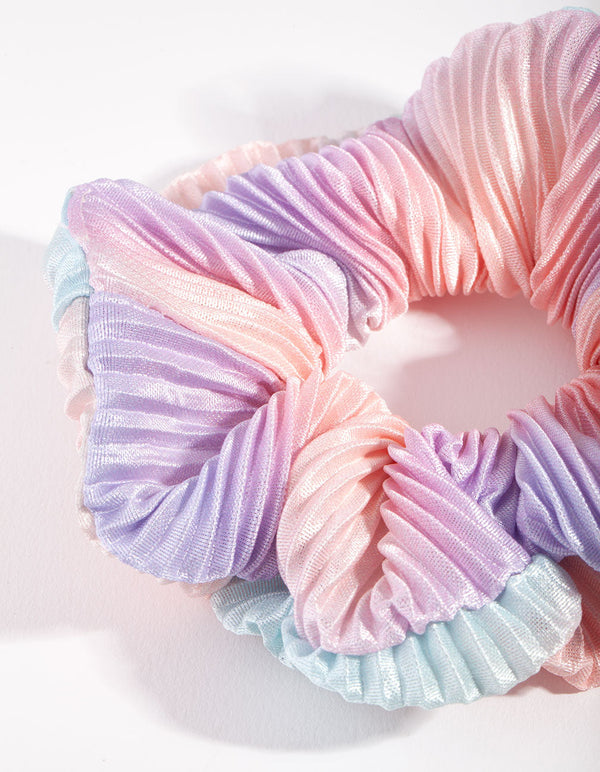 Gumka do włosów z plisami tie-dye