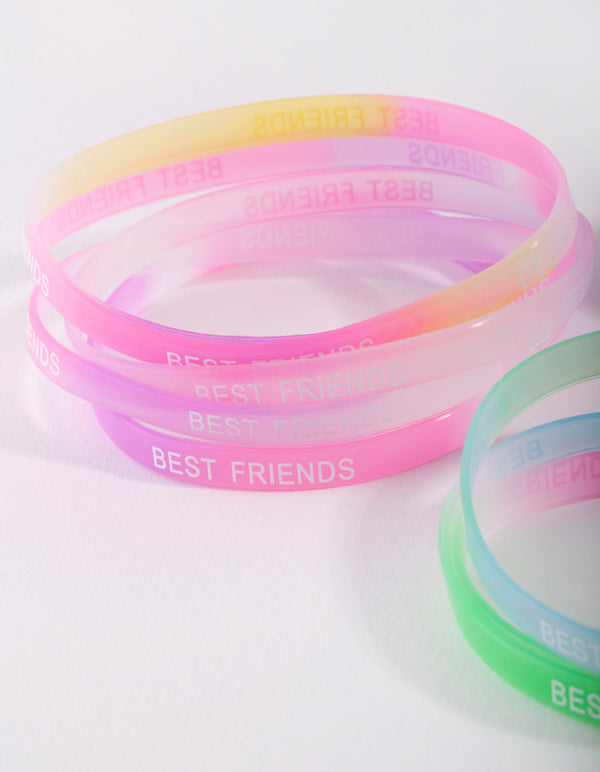 Kids Ombre Best Friends Bracelet 20 Pack