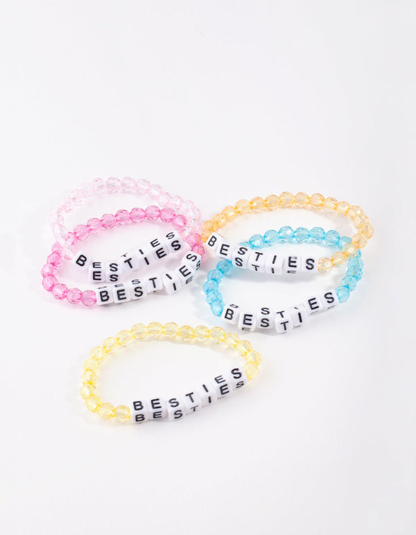 Bransoletka dla dzieci Tropical Bead Besties, 5 sztuk
