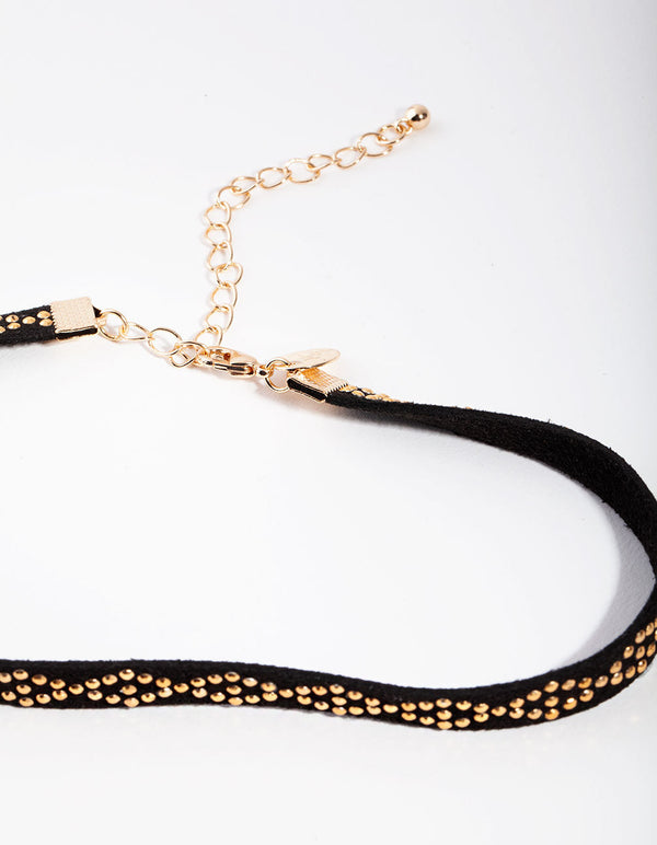 Fabric Embellished Choker