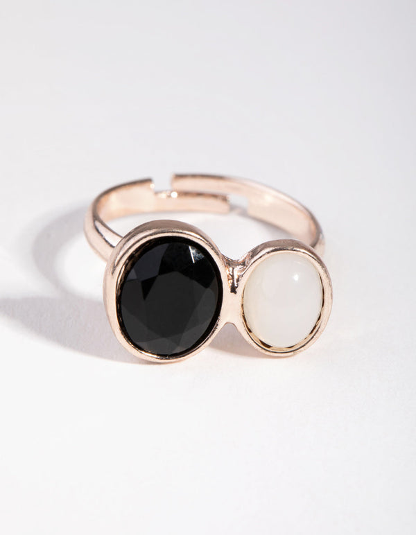 Rose Gold Monochrome Open Ring