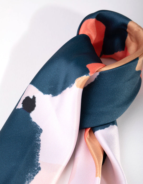 Neutral Soft Floral Scarf