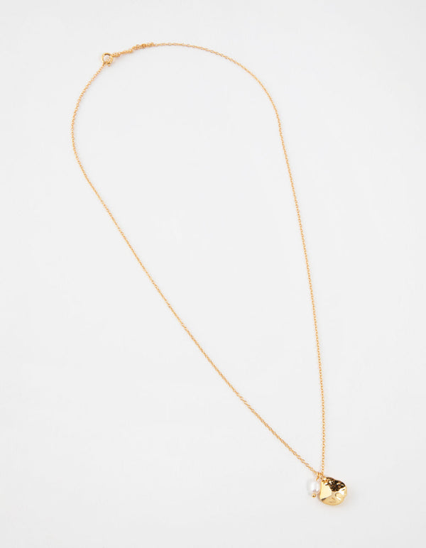 Real Gold Plated Sterling Silver Cupchain Necklace