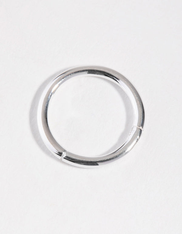 Sterling Silver 8mm Stud Polished Clicker