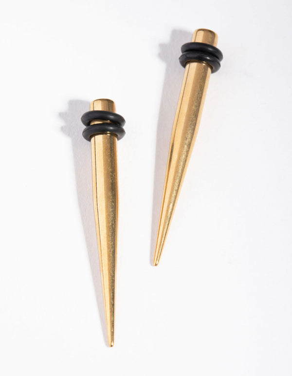 Gold Simple 4mm Taper