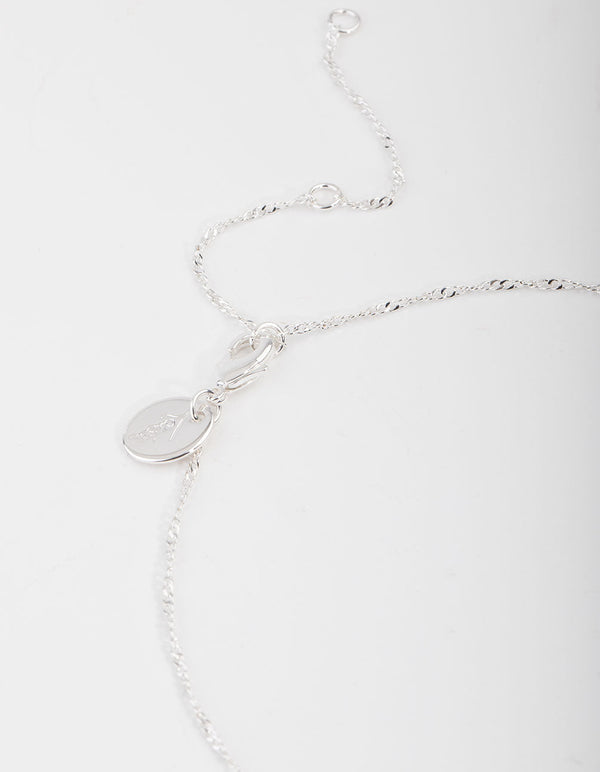 Real Silver Plated Freshwater Pearl Necklace