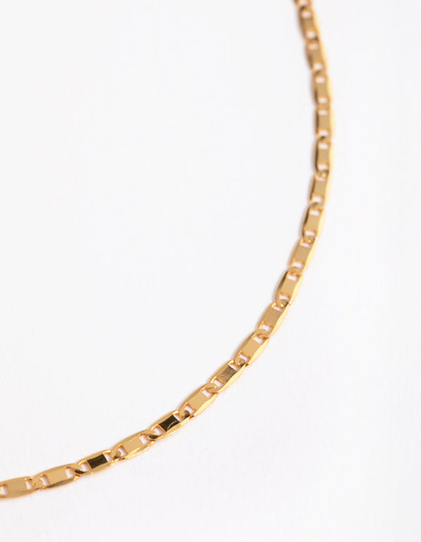 Gold Plated Sterling Silver Mariner Necklace
